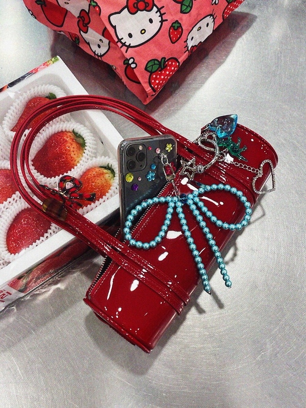 Qoo10 YEGG YEGG リボンキーリング キーホルダー