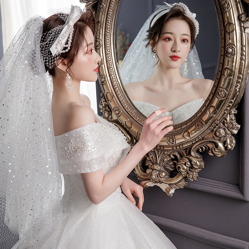 【高.品.質】2025 新作 高級感 気質 ワンピース 結婚式 ドレス 花嫁ロングドレス 結婚式ワンピース 韓国ファッション パーティードレス ウェディングドレス 白201 2025福袋