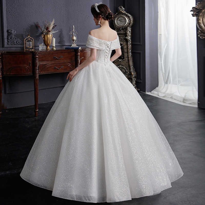 【高.品.質】2025 新作 高級感 気質 ワンピース 結婚式 ドレス 花嫁ロングドレス 結婚式ワンピース 韓国ファッション パーティードレス ウェディングドレス 白201 2025福袋