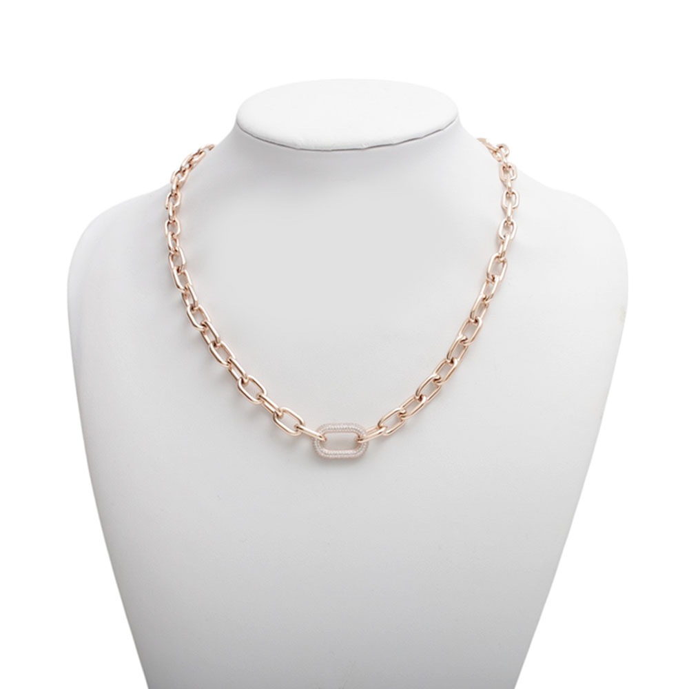 ネックレス Carbine Necklace Crystal Link チェーンネックレス レディース アクセサリー クリスタル プレゼント