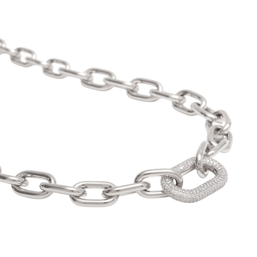 ネックレス Carbine Necklace Crystal Link チェーンネックレス レディース アクセサリー クリスタル プレゼント