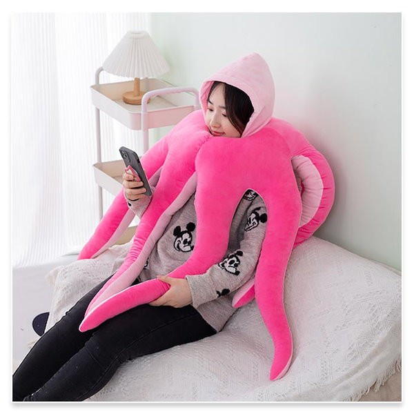 Qoo10] ぬいぐるみ タコ リバーシブルタコ人形