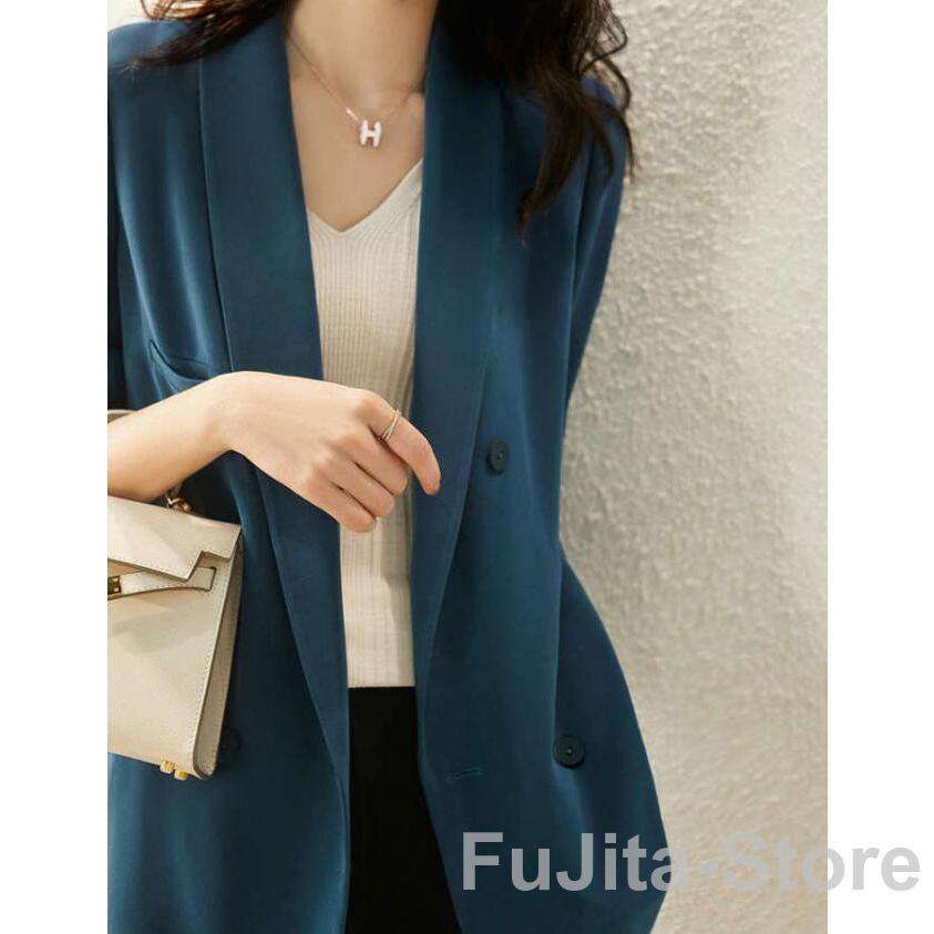 期間限定送料無料人気の新作 テーラードジャケット ジャケット レディース 春 秋 スーツ 羽織 テーラード 着回し 着痩せ 体型カバー カジュアル 20代 30代 40代 通勤 OL