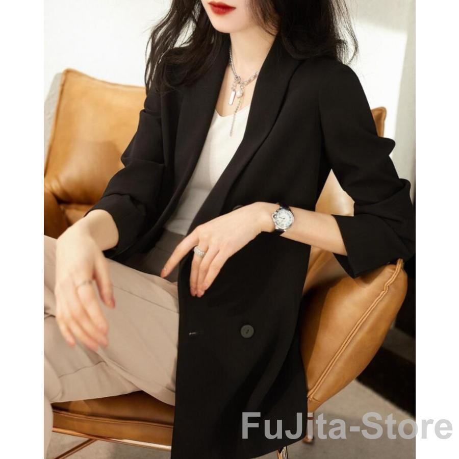 期間限定送料無料人気の新作 テーラードジャケット ジャケット レディース 春 秋 スーツ 羽織 テーラード 着回し 着痩せ 体型カバー カジュアル 20代 30代 40代 通勤 OL