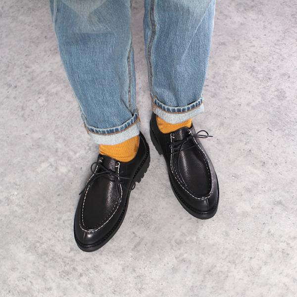 SAYA サヤ ラボキゴシ 靴 革靴 レディース 51058 日本製 厚底 本革 黒 ブラック ブラウン チロリアンシューズ タンクソール