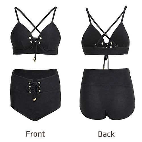 【グラシア】 水着 ハイウエスト レディース ビーチウェア スイムウェア 流行 海 プール ウエストマーク ビキニ カジュアル フロントレースアップ シルエット ノンストレス レースアップ 三角ブラ 【グラシア】 水着 ハイウエスト レディース ビーチウェア スイムウェア 流行 海 プール ウエストマーク ビキニ カジュアル フロントレースアップ シルエット ノンストレス レースアップ 三角ブラ