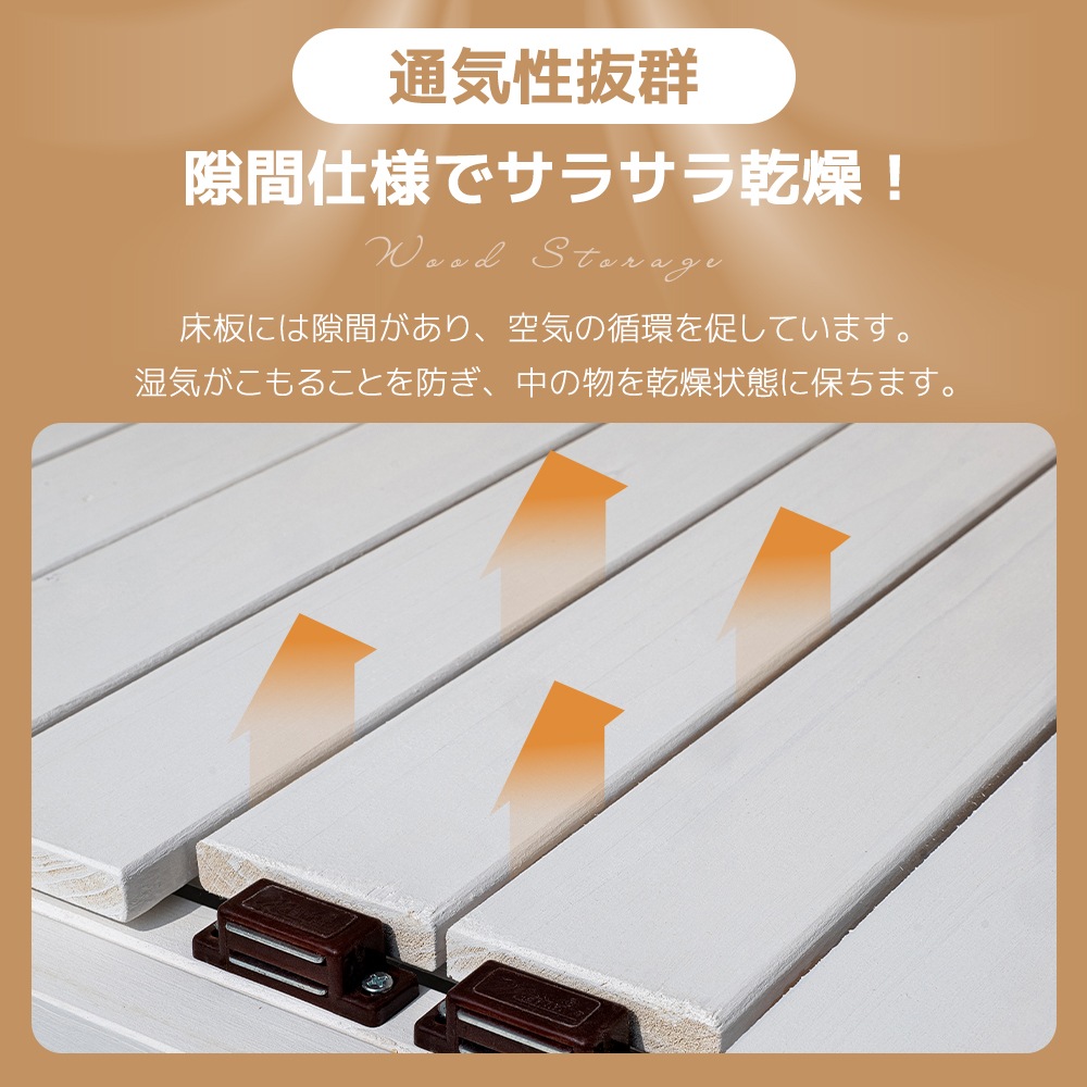 【タイプB】木製物置き収納 マグネット扉 物置 収納庫 シェルフ 天然杉 ガーデンファニチャー 屋外収納 天然木 ウッドストッカー ベランダ 庭 屋外GG107 White WoodG34