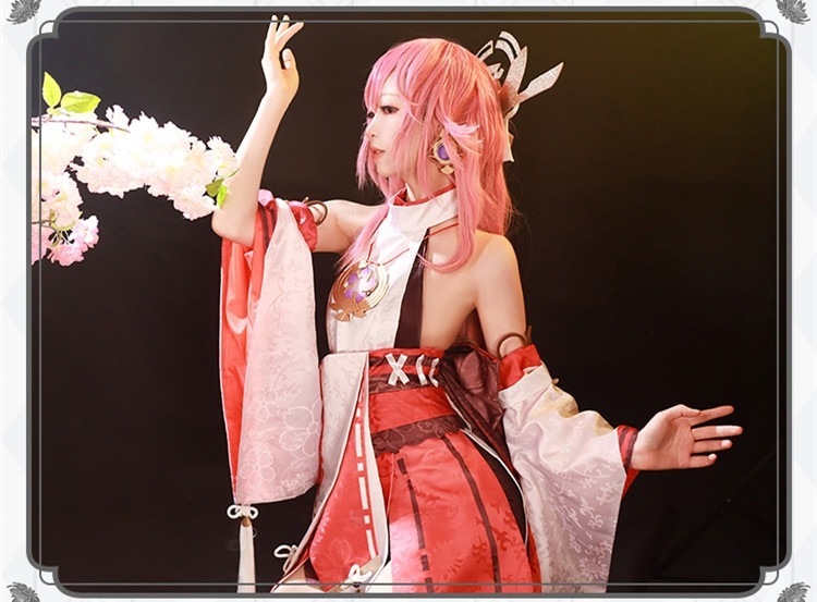 コスチューム コスプレ衣装 八重神子 genshin げんしん 原神 スーツ ハロウィン 2023年新作入荷コスプレ