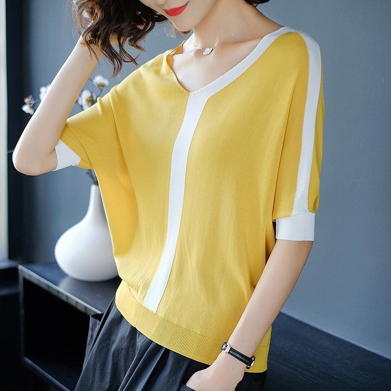 ブラウスシャツトップスTシャツチュニックレディース大きいサイズ母親夏きれいめブラックホワイトイエロー