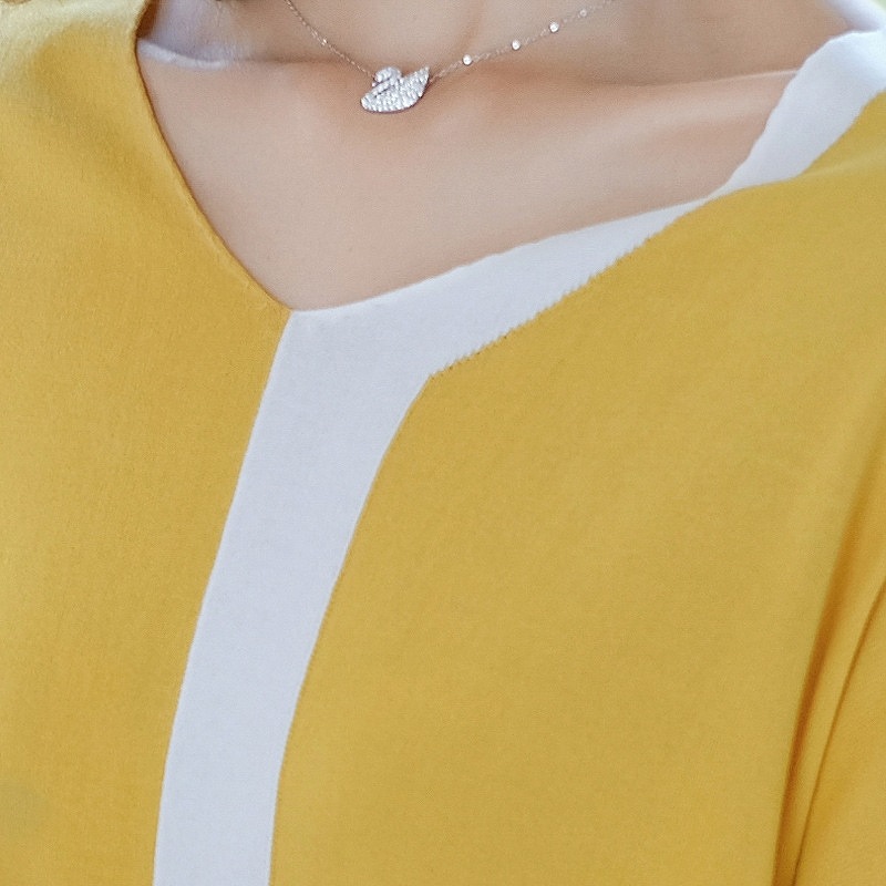 ブラウスシャツトップスTシャツチュニックレディース大きいサイズ母親夏きれいめブラックホワイトイエロー