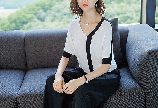 ブラウスシャツトップスTシャツチュニックレディース大きいサイズ母親夏きれいめブラックホワイトイエロー