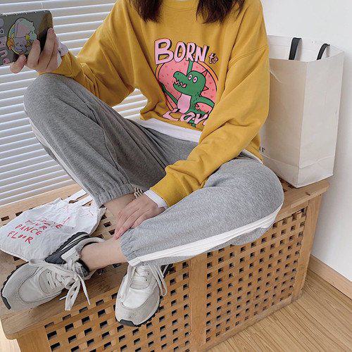 パンツ レディースパンツ レディース フルレングス カジュアルパンツ ラインパンツ 裾ゴム ハイウエスト ウエストゴム スポーティー カジュアル 楽ちん 運動 ランニングパンツ ヨガパンツ 体操 ジム