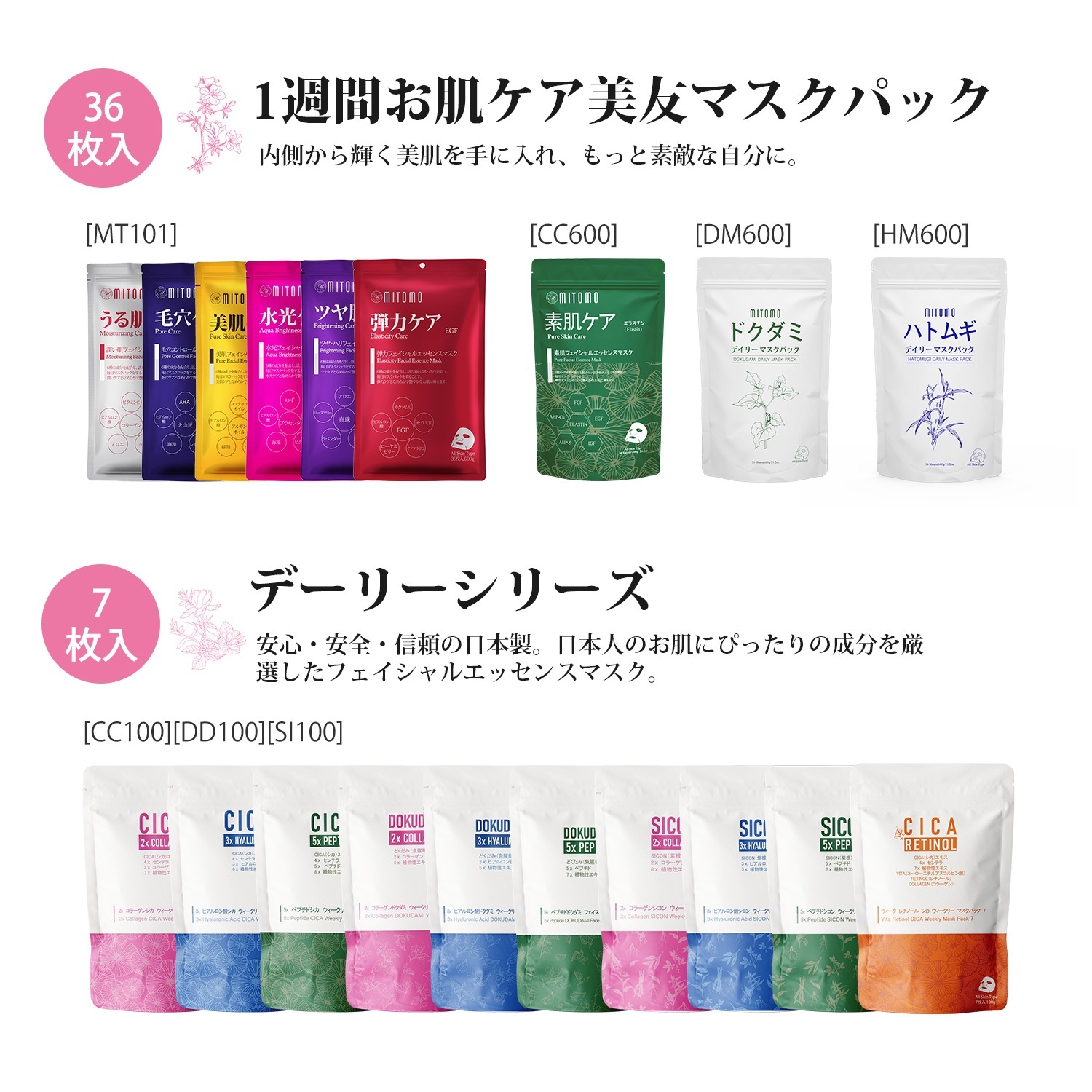 買い物コスメ福袋200枚集中保湿 お楽しみ200枚 セット 日本で大人気 高保湿 マスクパック 【LBML000200】