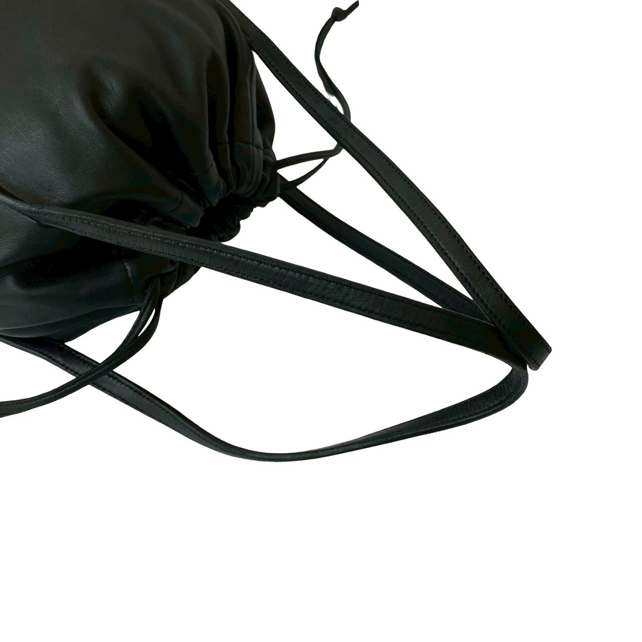 ロゴ 型押しハンドバッグ レザー ブラック 37992 【公式通販】