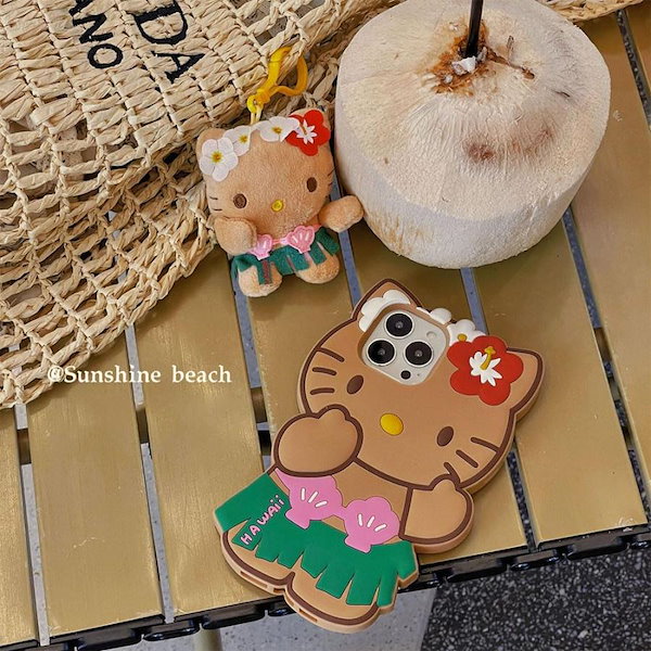Qoo10] キティちゃん スマホケース キティ ハワ