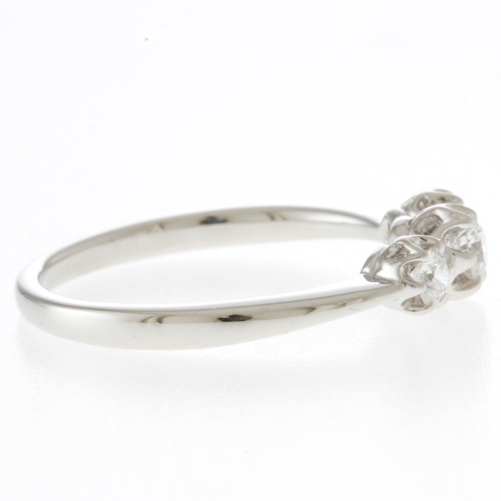 リング 指輪 13号 Pt900プラチナ ダイヤモンド 中古 美品 リング 指輪 13号 Pt900プラチナ ダイヤモンド 中古 美品