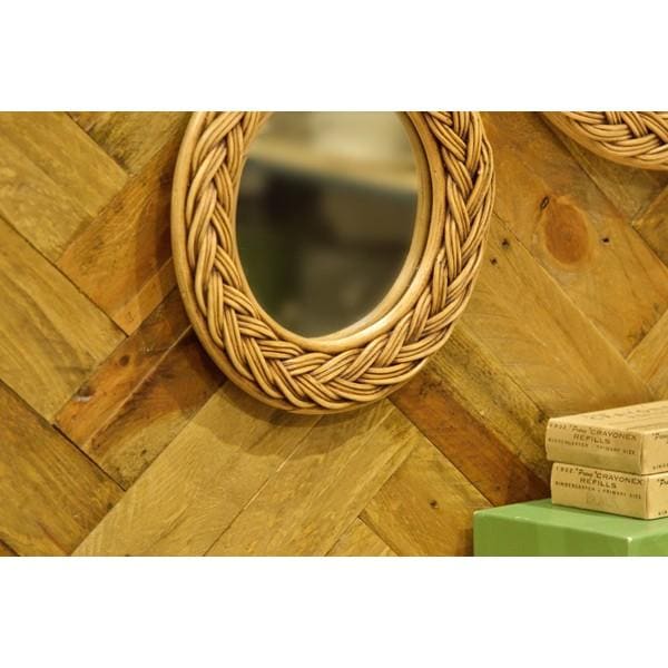 鏡 壁掛け ミラー アジアン 丸型 円形 インテリア