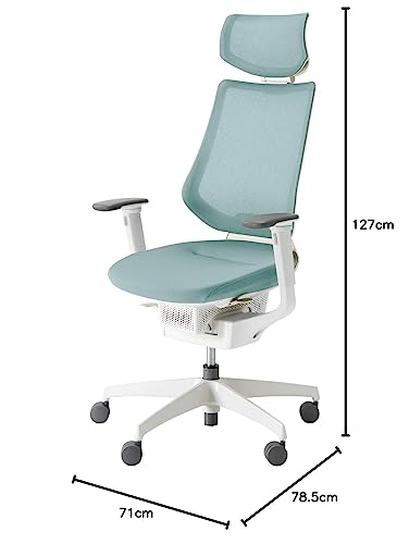 【メーカー配送・設置・組立】コクヨ イング イス アッシュターコイズ メッシュタイプ デスクチェア 事務椅子 座面が360動く椅子 CR-GW3415E1G439-V 47672 【メーカー配送・設置・組立】コクヨ イング イス アッシュターコイズ メッシュタイプ デスクチェア 事務椅子 座面が360動く椅子 CR-GW3415E1G439-V 47672