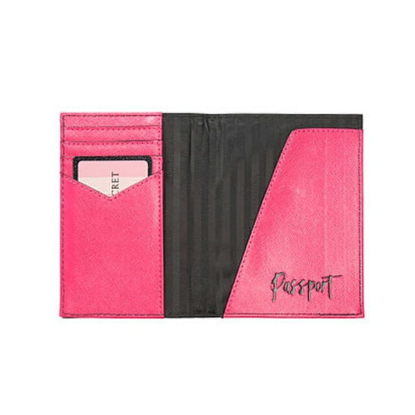 VICTORIA'S SECRET Ribbon Logo Passport Case ヴィクトリア