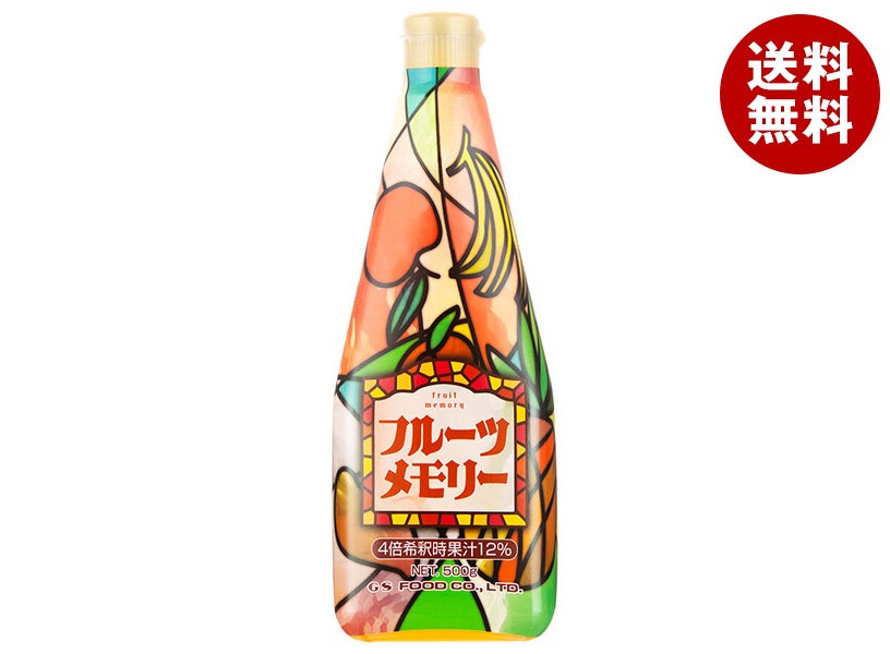 ジーエスフード GS フルーツメモリー 500g*12本入 ジーエスフード GS フルーツメモリー 500g*12本入