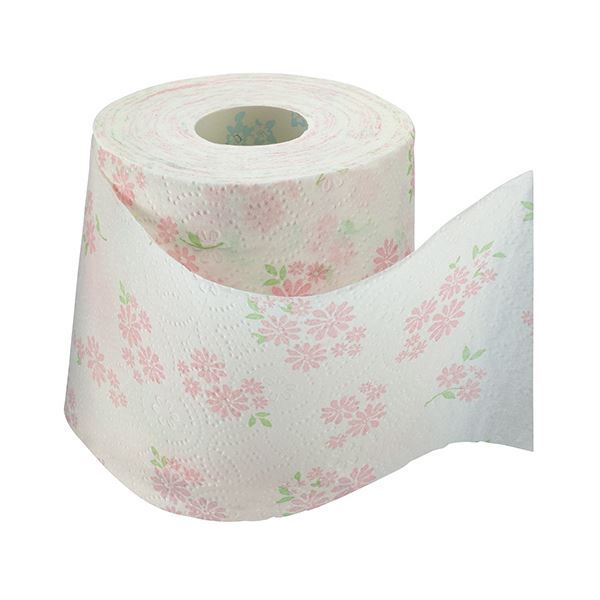 大王製紙 エリエールトイレットティシュー フラワープリント コンパクト ダブル 芯あり 37.5m 1セット(64ロール:8ロール×8パック) 大王製紙 エリエールトイレットティシュー フラワープリント コンパクト ダブル 芯あり 37.5m 1セット(64ロール:8ロール×8パック)