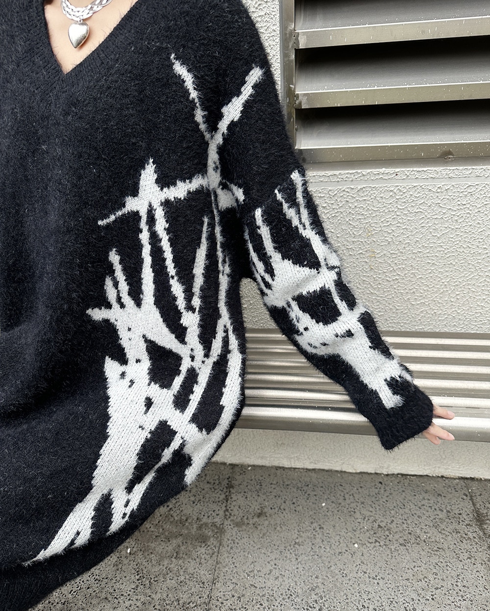 【J.Fashion】 ロングニット おしゃれ 個性的なデザイン ニットワンピース vネック レディース ロングセーター メガ割 【J.Fashion】 ロングニット おしゃれ 個性的なデザイン ニットワンピース vネック レディース ロングセーター メガ割