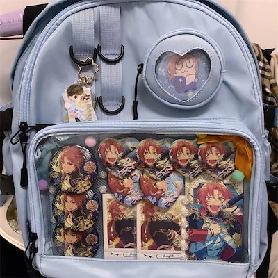 るぅと すとぷり 缶バッジ アクスタ ぬいぐるみ 痛バ チェキ ザッカマート 値下げ価格♡すとぷり るぅと 2020夏デフォ缶バッジ 痛バッグ A3