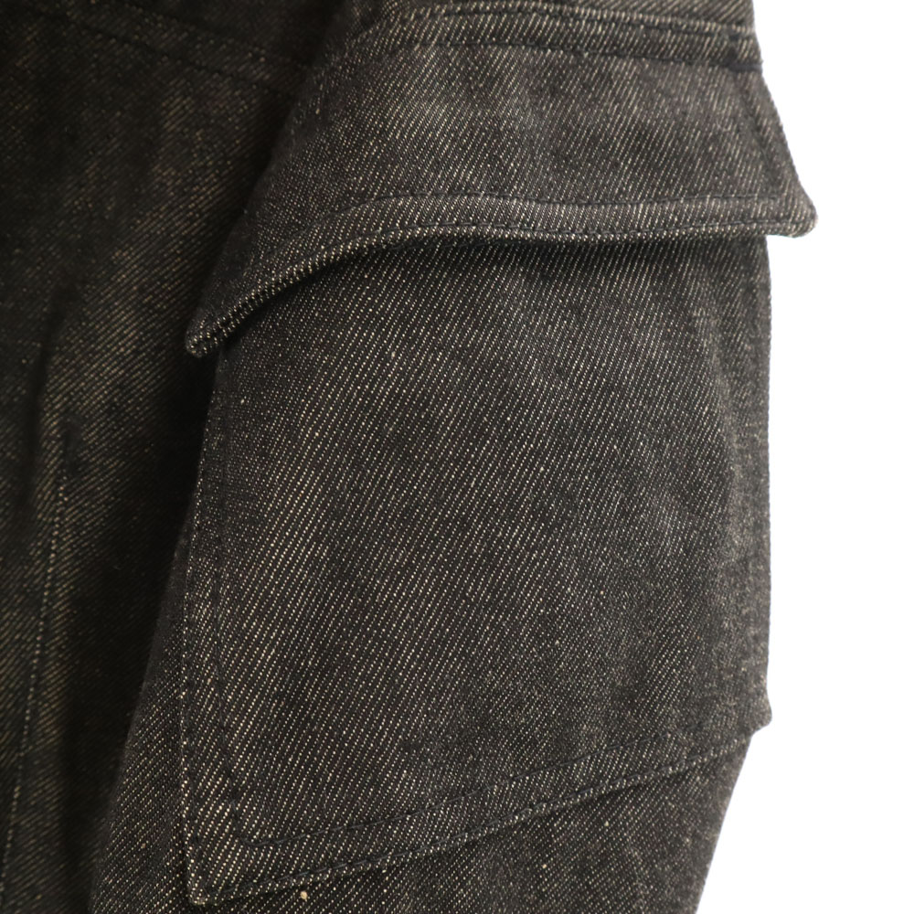 イタリア製 デニムジャケット 38 ブラック レディース