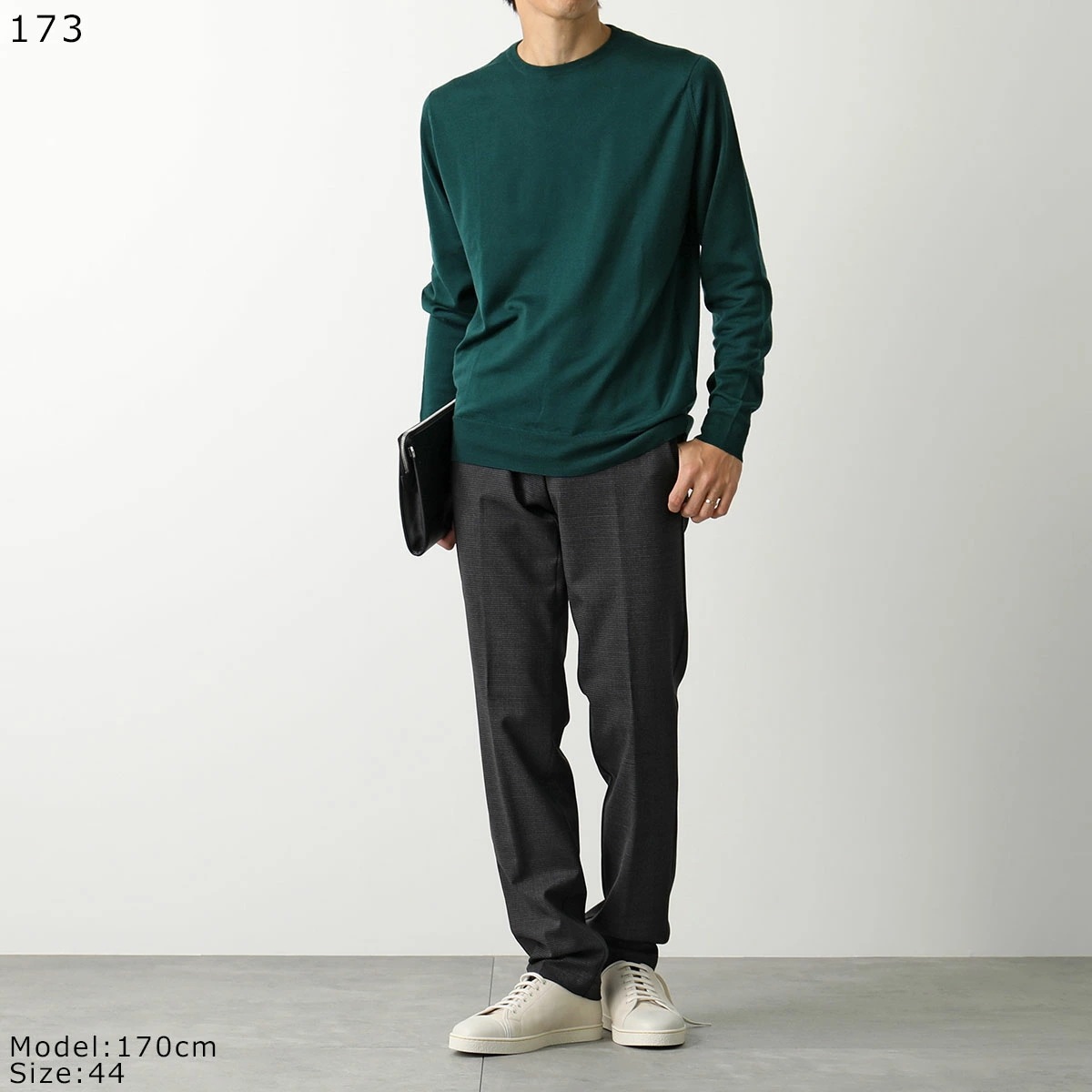 GERMANO ジェルマーノ スラックスパンツ CITY 3NEG 7637 メンズ チェック柄 センタープレス ウールブレンド ストレッチ カラー3色