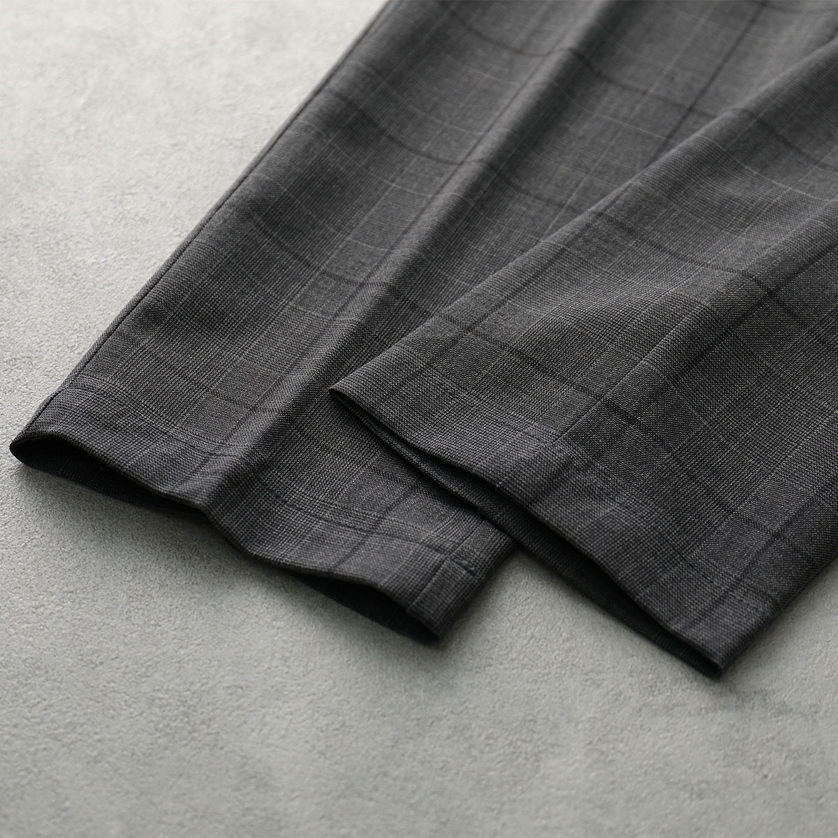 GERMANO ジェルマーノ スラックスパンツ CITY 3NEG 7637 メンズ チェック柄 センタープレス ウールブレンド ストレッチ カラー3色