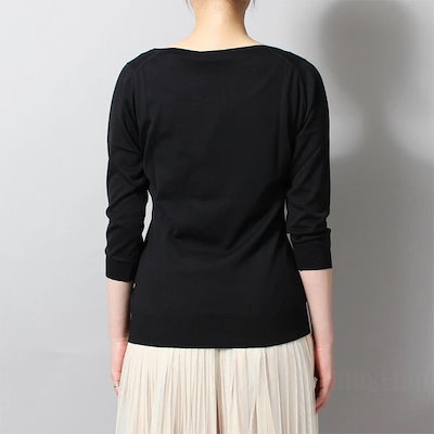 最新品通販 ジョンスメドレー : コットン カットソー 七分袖 レディース : レディース服 定番超特価
