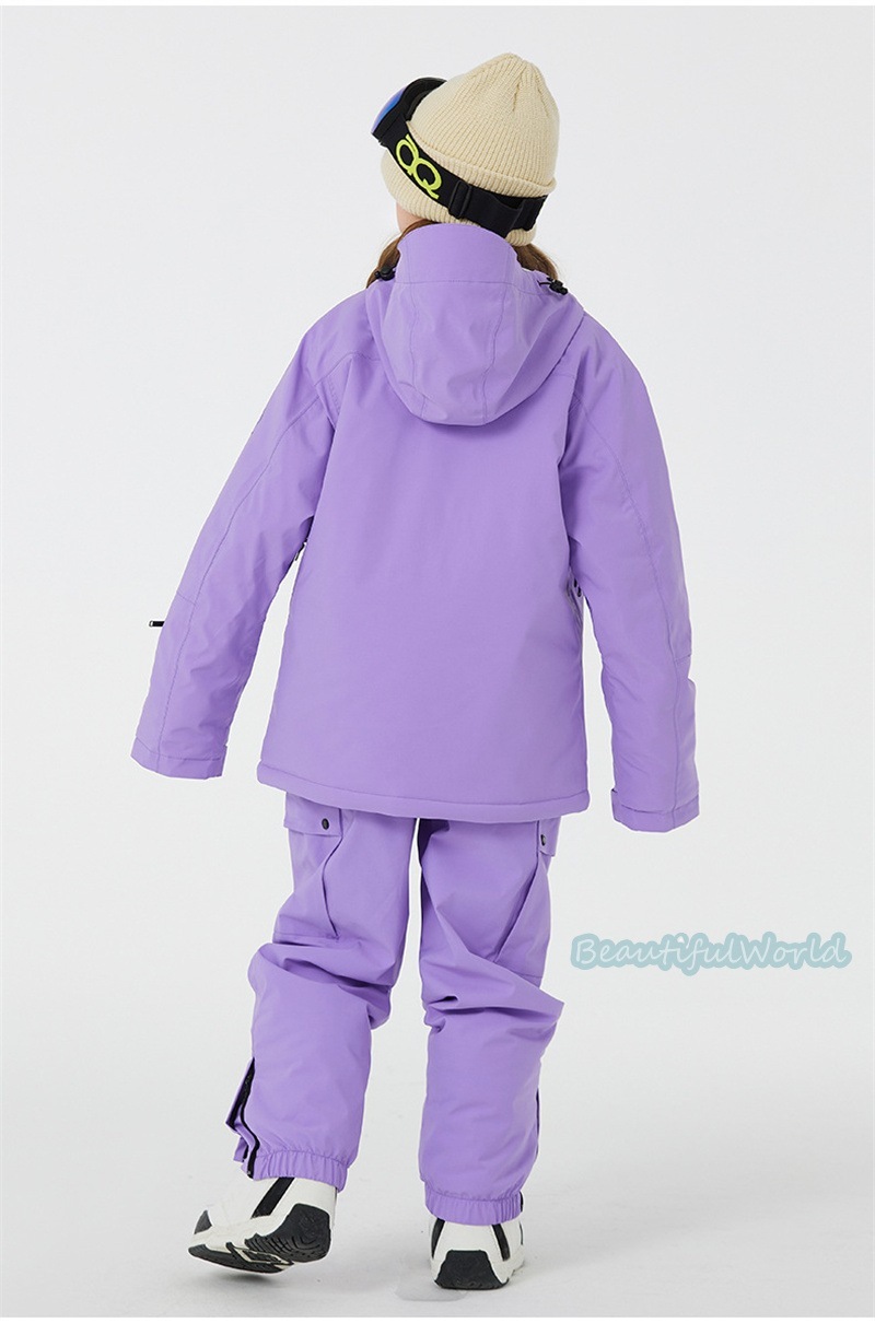スノーボードウェア キッズ スキーウェア 上下セット 子供 ジュニア スノボウェア ジャケット パンツ 男の子 女の子 スノーウェア 撥水 防風 保温 雪遊び