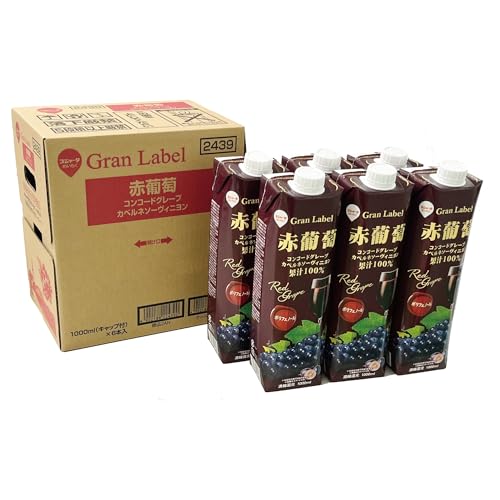 めいらく 赤葡萄 1000ml ×6本入 めいらく 赤葡萄 1000ml ×6本入