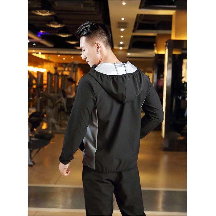 サウナスーツ メンズ 2点セット パーカー パンツ スポーツウェア ランニング ダイエットスーツ 上 サウナスーツ メンズ 2点セット パーカー パンツ スポーツウェア ランニング ダイエットスーツ 上