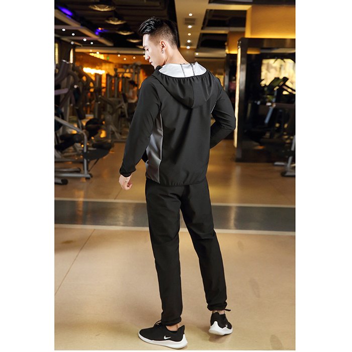 サウナスーツ メンズ 2点セット パーカー パンツ スポーツウェア ランニング ダイエットスーツ 上 サウナスーツ メンズ 2点セット パーカー パンツ スポーツウェア ランニング ダイエットスーツ 上