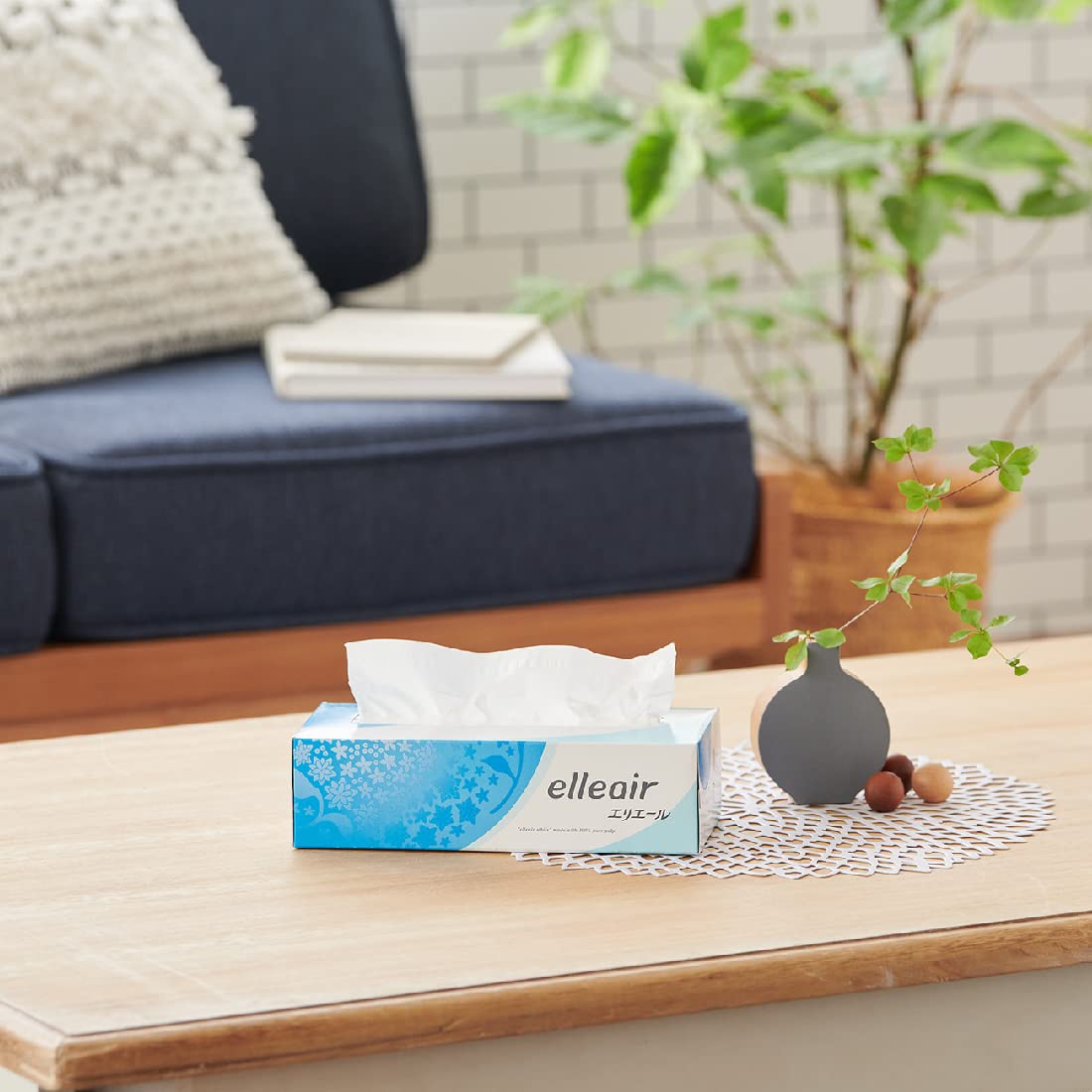 エリエール 【ケース販売】 ティッシュ 180組×60箱 (5箱×12パック) パルプ100%