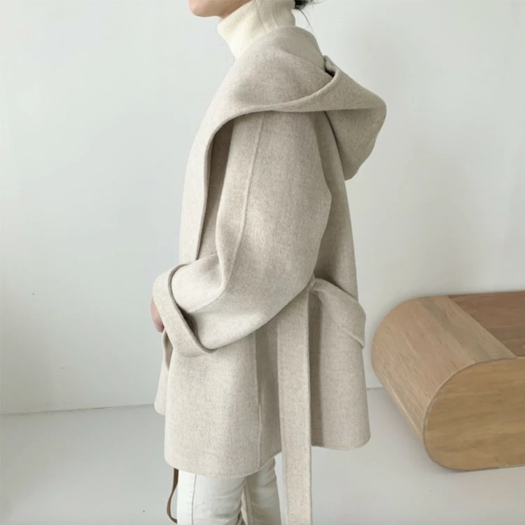 コート レディース ショート丈 アウター ショールカラー ガウン 秋 冬 秋冬 ポケット エレガント フード ベルト おしゃれ シンプル きれいめ ホワイト ブラック ベージュ コート レディース ショート丈 アウター ショールカラー ガウン 秋 冬 秋冬 ポケット エレガント フード ベルト おしゃれ シンプル きれいめ ホワイト ブラック ベージュ