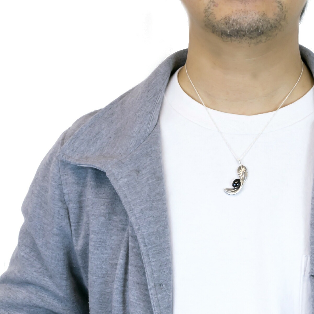 ネックレス メンズ シルバー925製 天然石 フェザー ターコイズ オニキス 羽根 捻り イーグル ネックレス メンズ シルバー925製 天然石 フェザー ターコイズ オニキス 羽根 捻り イーグル