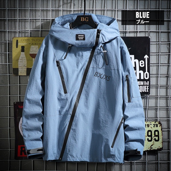 ウインドブレーカーメンズマウンテンパーカーアウターパーカーマンパお洒落フード付きジャケットアウター ウインドブレーカーメンズマウンテンパーカーアウターパーカーマンパお洒落フード付きジャケットアウター