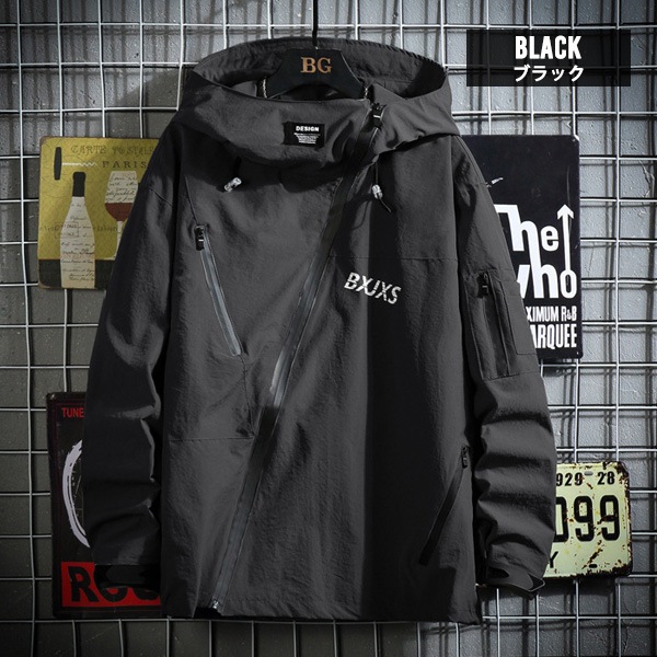 ウインドブレーカーメンズマウンテンパーカーアウターパーカーマンパお洒落フード付きジャケットアウター ウインドブレーカーメンズマウンテンパーカーアウターパーカーマンパお洒落フード付きジャケットアウター