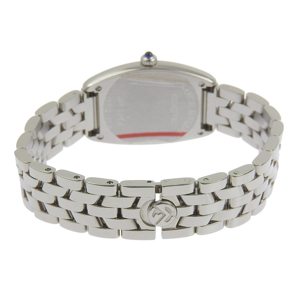 トノーカーベックス 1752QZ 腕時計 ステンレススチール クオーツ アナログ表示 レディース 黒文字盤 中古品 A-ランク トノーカーベックス 1752QZ 腕時計 ステンレススチール クオーツ アナログ表示 レディース 黒文字盤 中古品 A-ランク