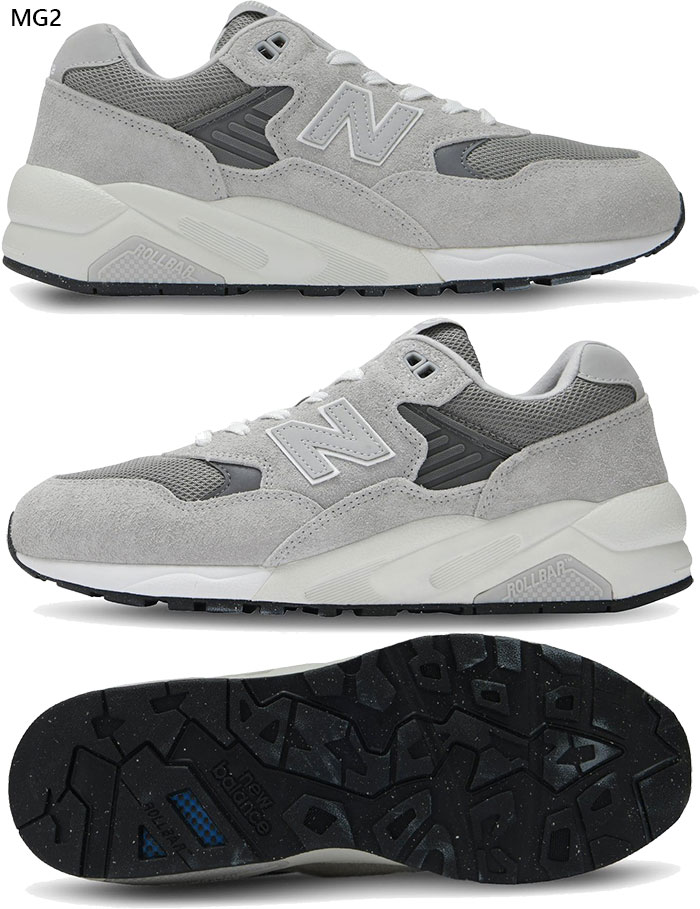 全4色　D幅 メンズ レディース NB 580 スニーカー シューズ 紐靴 ローカット MT580MDBD MT580MG2D MT580VA2D MT580VB2D