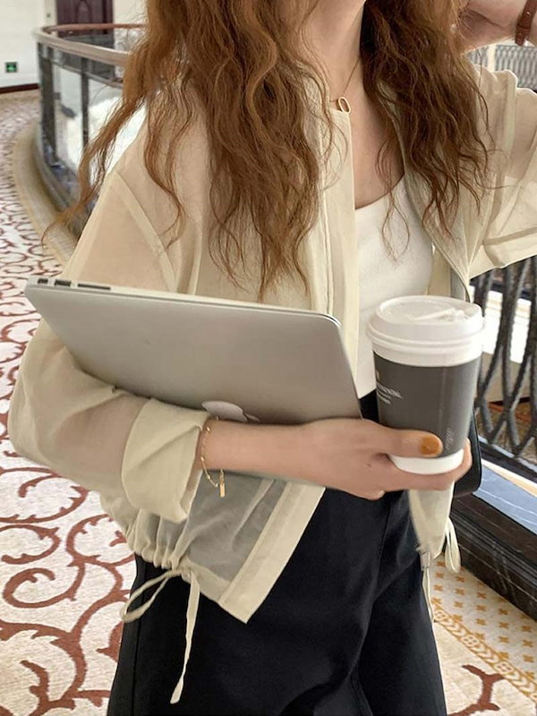 Qoo10] ブルゾン レディース 薄手 春 夏 アウ