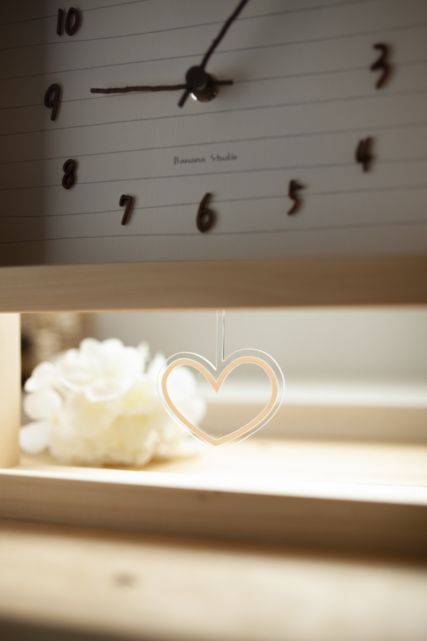 Banana Studio 4種 屋根裏部屋ノート (Air) スイングチュー ペンデュラム 無騒音のインテリア時計