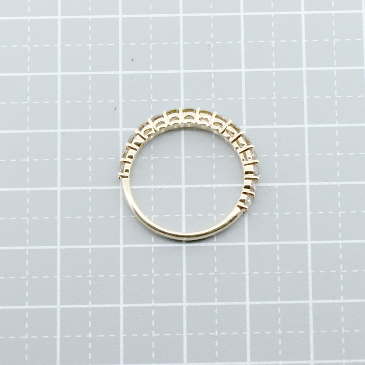 GSTV ハーフエタニティ ブラウン ダイヤモンド リング 指輪 1.00ct 16.5号 K18YG(18金 イエローゴールド) 質屋出品 GSTV ハーフエタニティ ブラウン ダイヤモンド リング 指輪 1.00ct 16.5号 K18YG(18金 イエローゴールド) 質屋出品