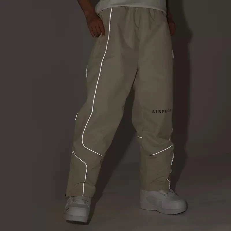 (1~)スノーボードウェア ロングパンツ 単品 スキーウェア メンズ レディース 長ズボン ボトムス スノボウェア 男女兼用 光反射ライン (1~)スノーボードウェア ロングパンツ 単品 スキーウェア メンズ レディース 長ズボン ボトムス スノボウェア 男女兼用 光反射ライン