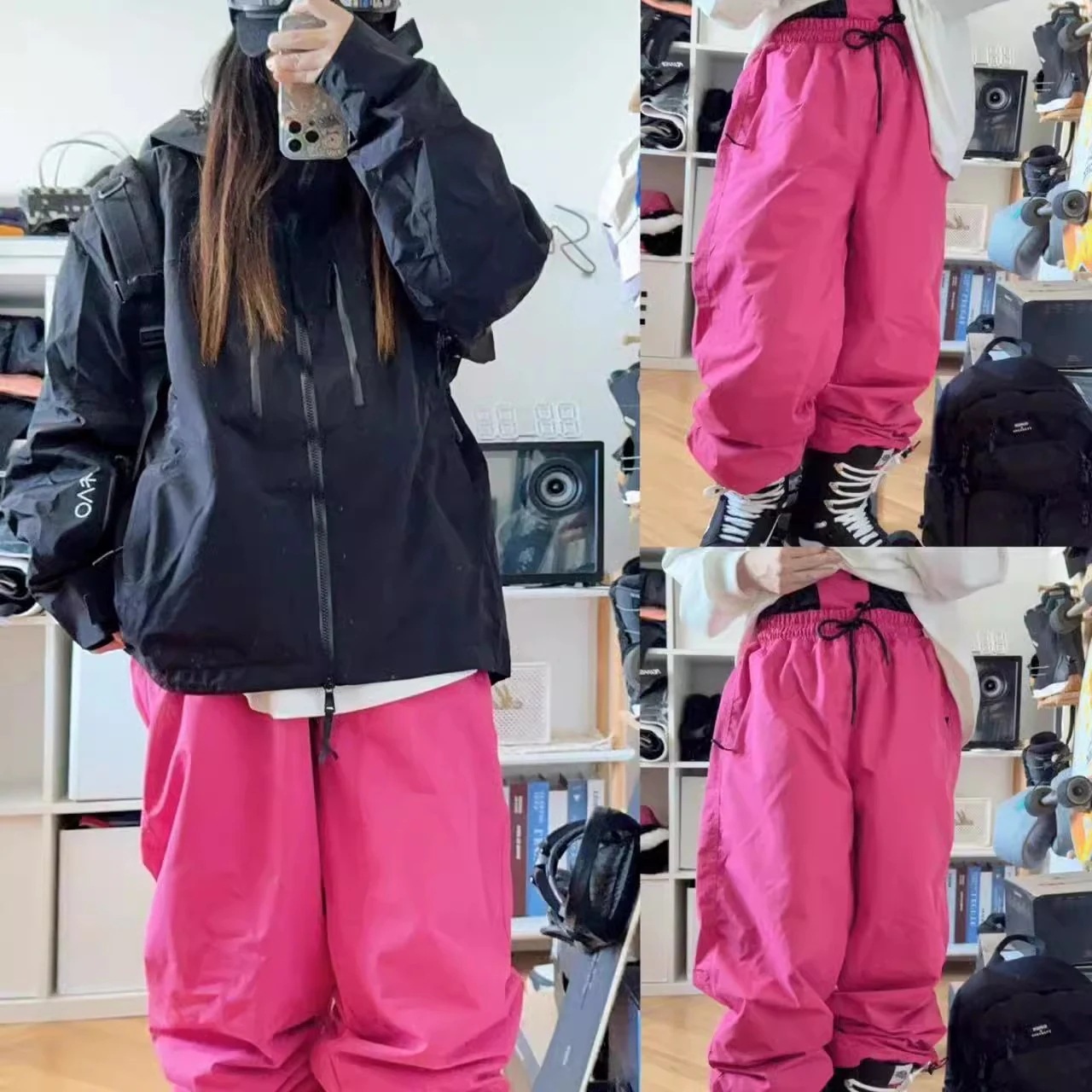 新品(1~3日で出荷)スノーボードウェア 単品 パンツ メンズ レディース ズボン ゆったり ボトムス 裏起毛 無地 ローズ スノーウェア スキーウェア スノボウェア 風 防風 防 新品(1~3日で出荷)スノーボードウェア 単品 パンツ メンズ レディース ズボン ゆったり ボトムス 裏起毛 無地 ローズ スノーウェア スキーウェア スノボウェア 風 防風 防