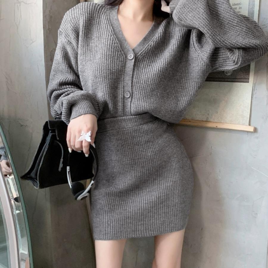 ブラウス ニットセットアップ レディース 秋冬韓国 ニット ブラウス ニットセットアップ レディース 秋冬韓国 ニット