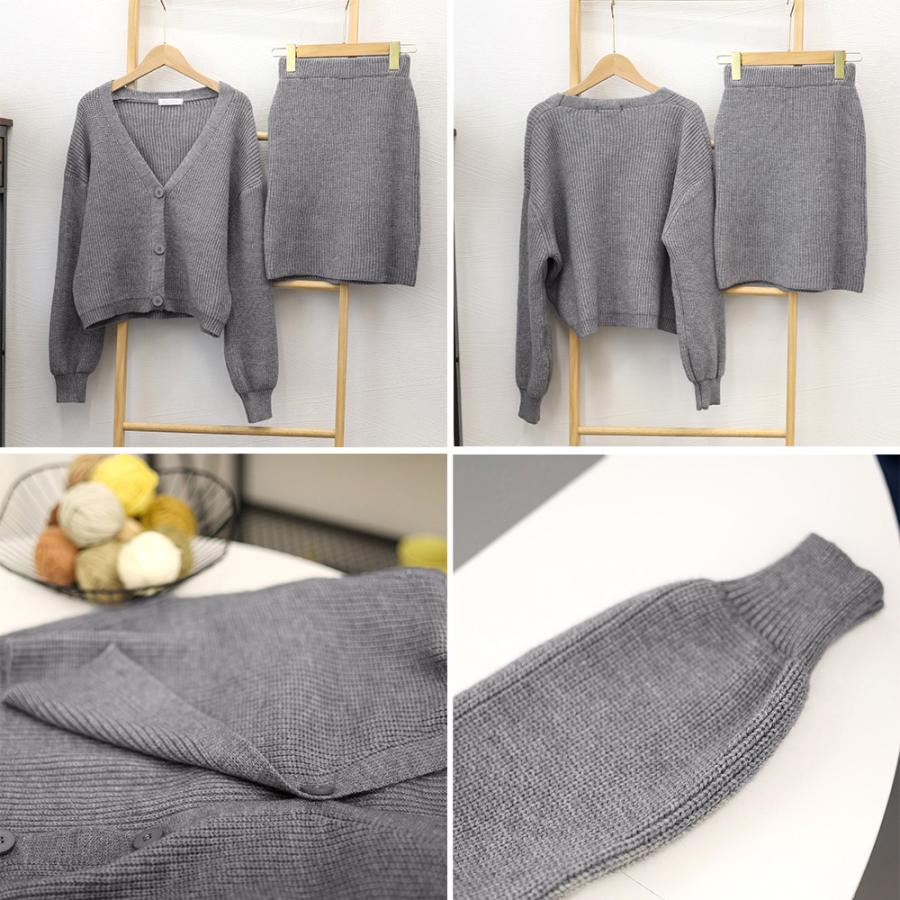 ブラウス ニットセットアップ レディース 秋冬韓国 ニット ブラウス ニットセットアップ レディース 秋冬韓国 ニット