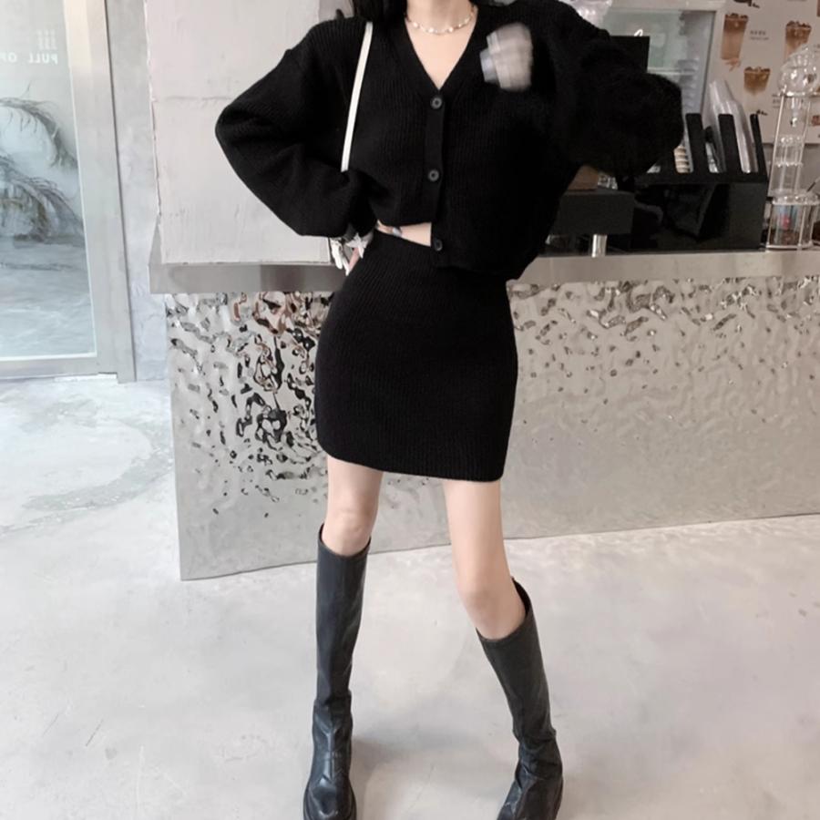ブラウス ニットセットアップ レディース 秋冬韓国 ニット ブラウス ニットセットアップ レディース 秋冬韓国 ニット
